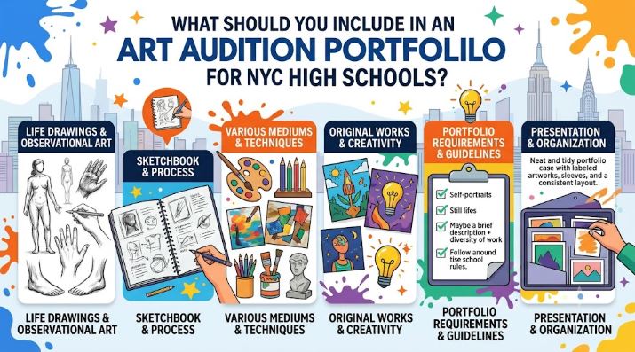 Portfolio prep for art schools